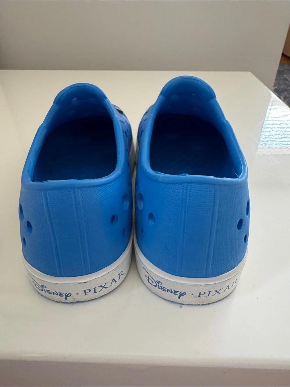 Harper Canyon Blue Kids Slip-On Water Shoes with Toy Story Icons